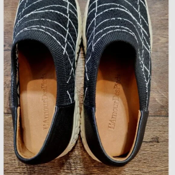 L'Amour Des Pieds Zohndra Woven Knit Slip On Sneakers - Picture 8 of 11